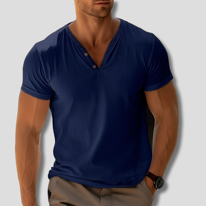 Maglietta Classica a V per Uomo – Eleganza Senza Tempo Incontra il Comfort Quotidiano