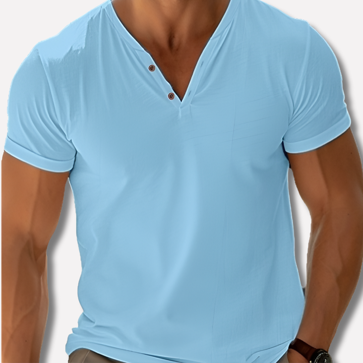 Maglietta Classica a V per Uomo – Eleganza Senza Tempo Incontra il Comfort Quotidiano