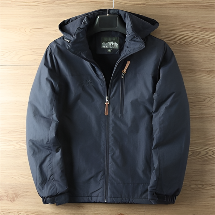 Giacca Outdoor Impermeabile e Traspirante da Uomo con Cappuccio