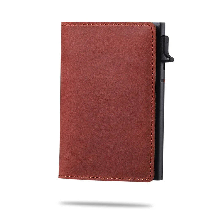 Portafoglio slim RFID con alloggio per localizzatore