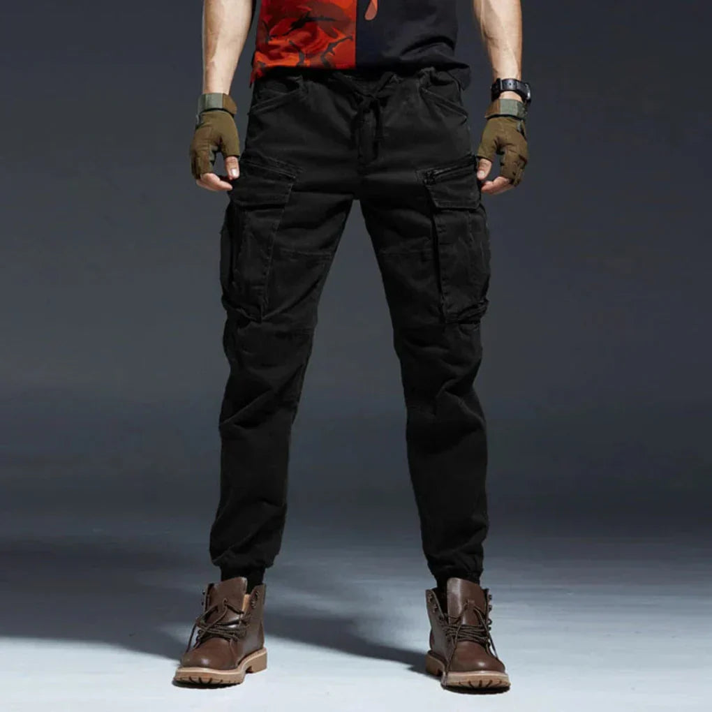 Pantaloni Cargo Multipli con Tasche per Uomini