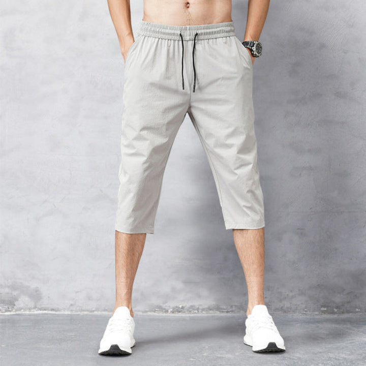 Pantaloni in Nylon da Uomo 3/4 – Asciugatura Rapida e Versatili