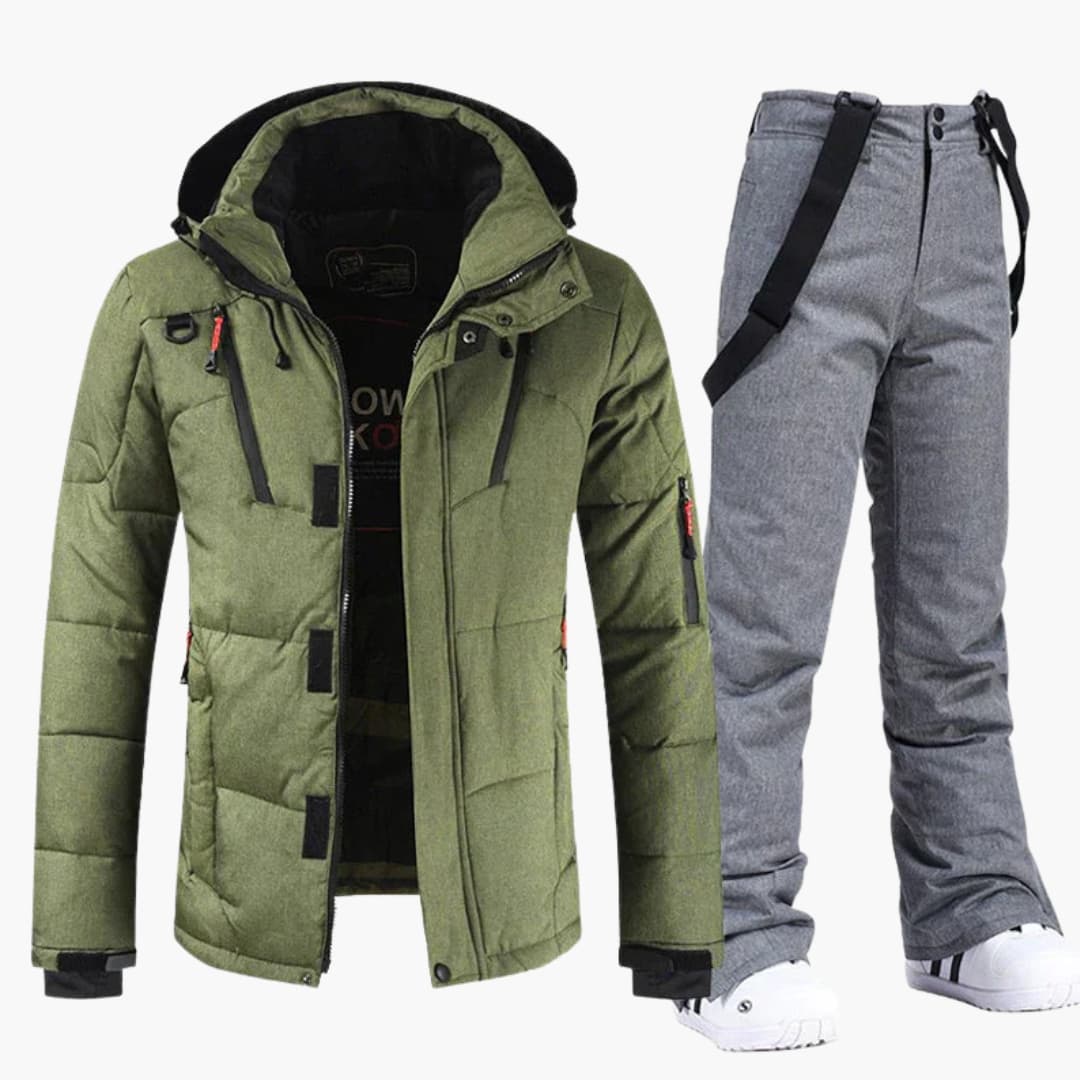 Set da Sci per Uomo – Giacca con Cappuccio e Pantaloni