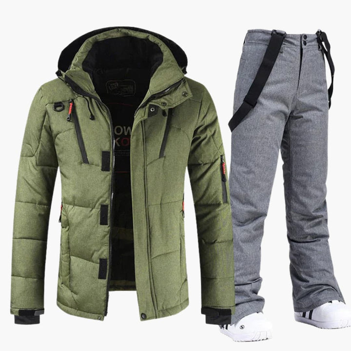 Set da Sci per Uomo – Giacca con Cappuccio e Pantaloni