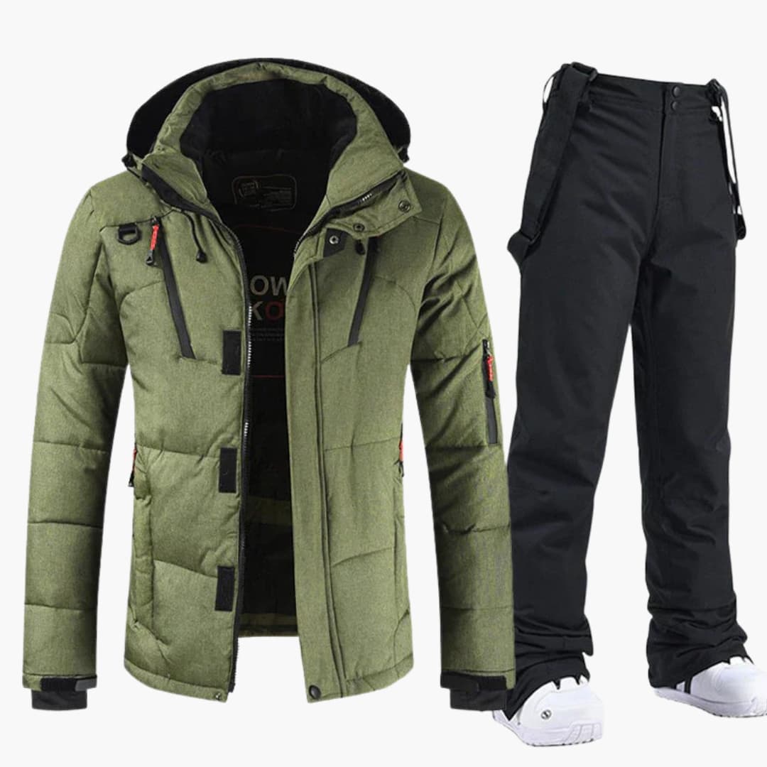 Set da Sci per Uomo – Giacca con Cappuccio e Pantaloni