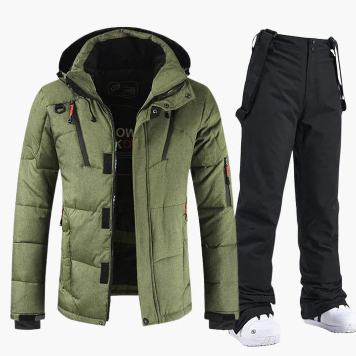 Set da Sci per Uomo – Giacca con Cappuccio e Pantaloni