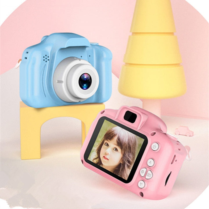 Mini fotocamera digitale HD per bambini con custodia protettiva