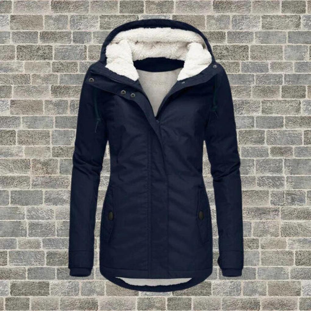 Cappotto Invernale con Cappuccio da Donna – Strato Pratico per il Freddo