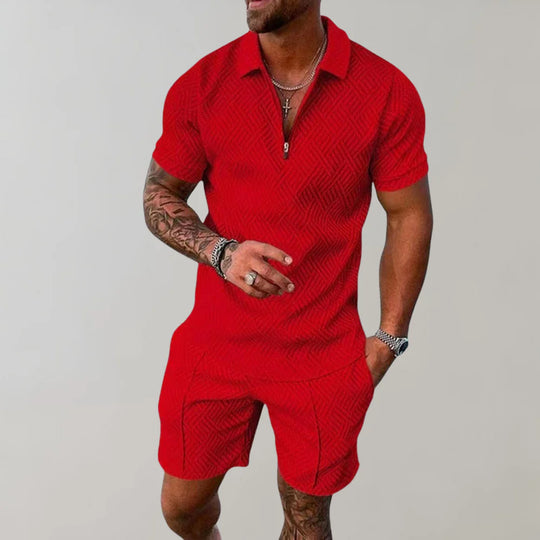 Completo estivo camicia e shorts da uomo