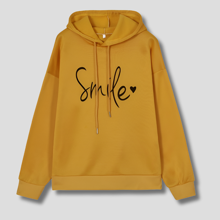 Felpa con Cappuccio da Donna Sorridente