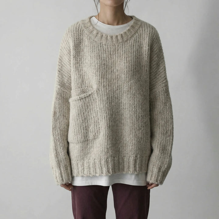 Ivorra - Maglione oversize a girocollo in maglia