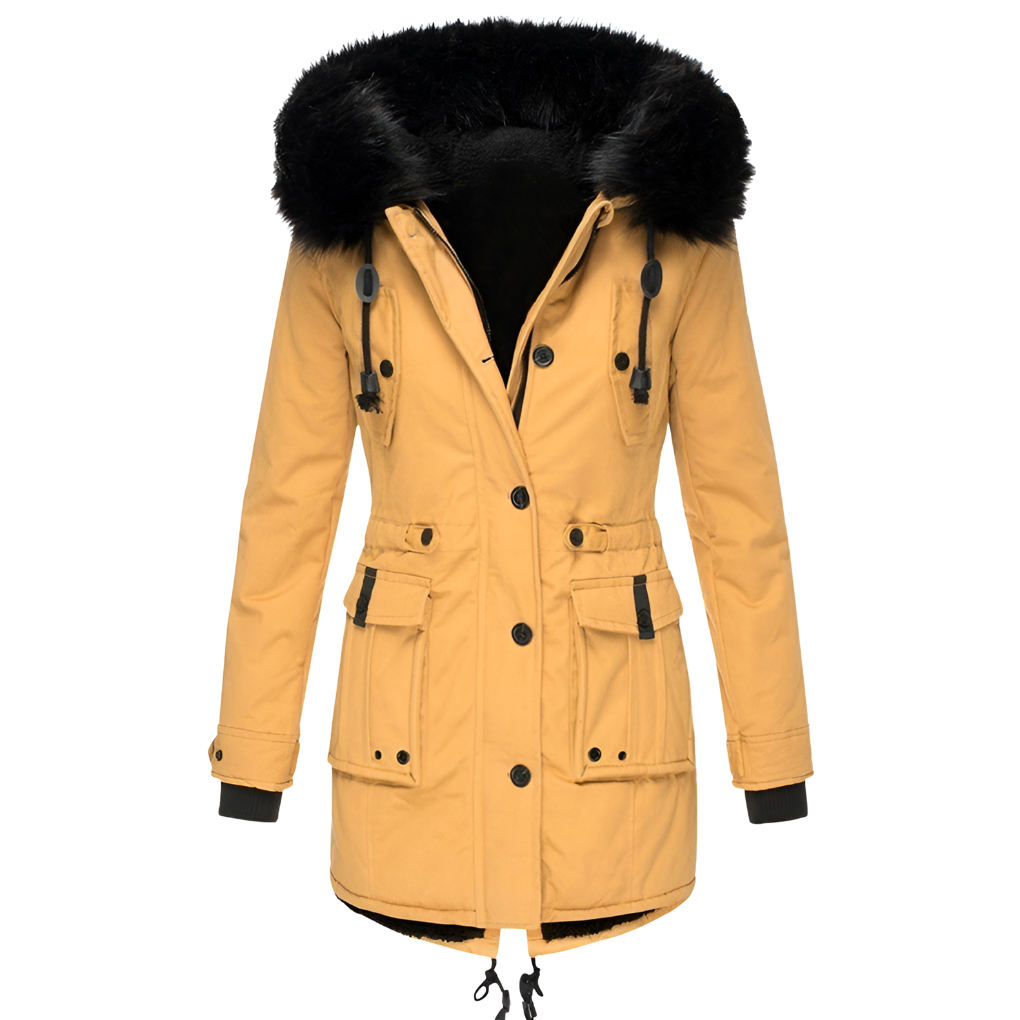 Cappotto invernale con cappuccio da donna: calore elegante per le giornate fredde