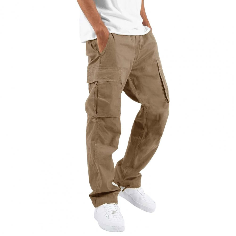 Pantaloni Cargo Flessibili e Confortevoli per Uomini