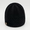 Cappello in Maglia a Coste con Ribattitura