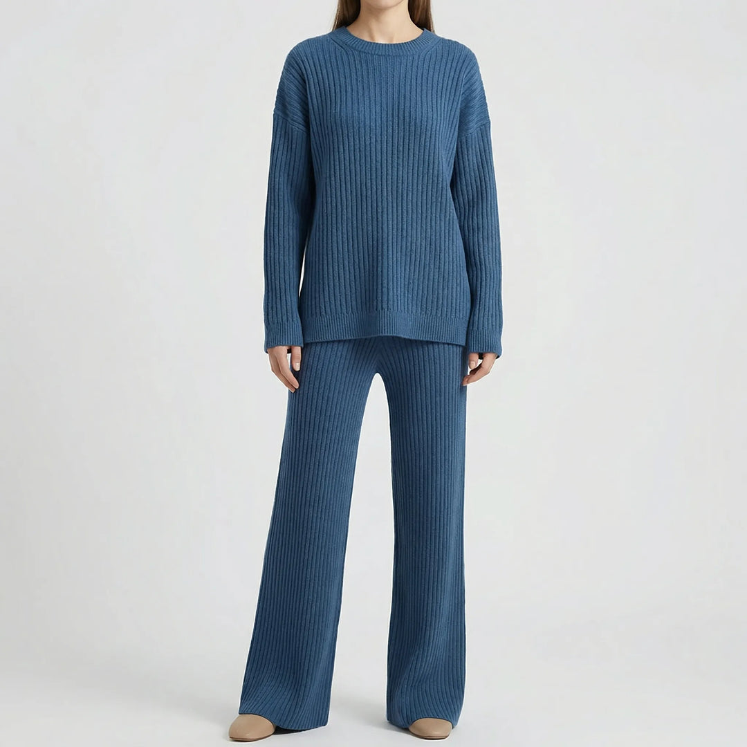 Knivelle - Completo due pezzi con maglione a coste