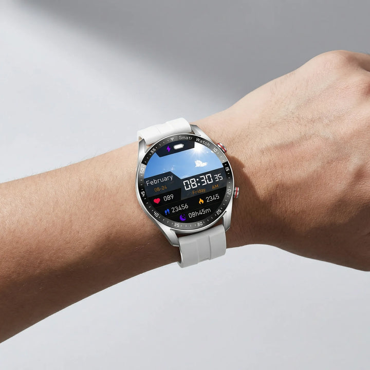 Kronova - Smartwatch con quadrante rotondo per il monitoraggio della salute