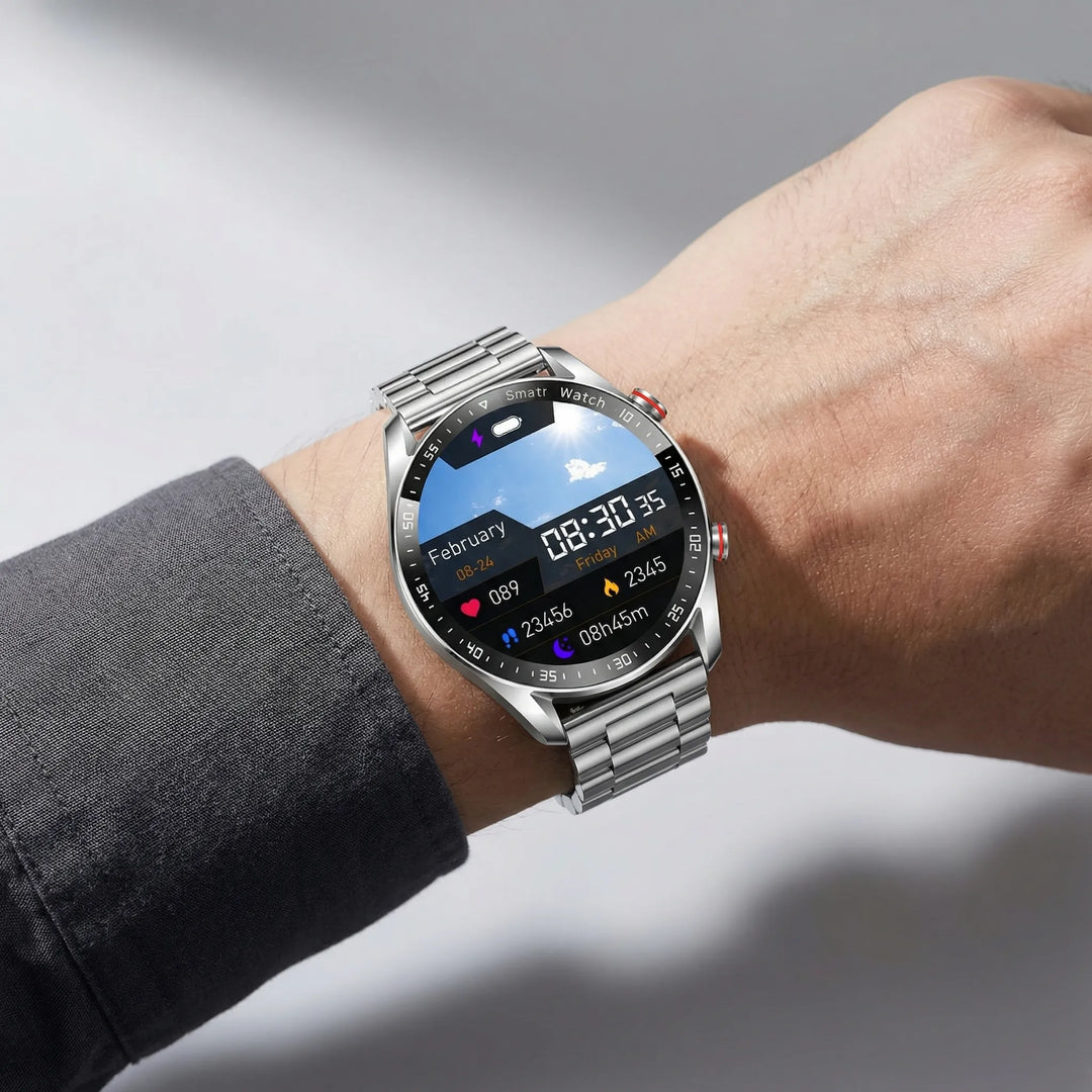 Kronova - Smartwatch con quadrante rotondo per il monitoraggio della salute