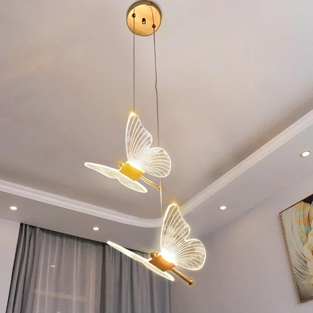 DreamsLight – Lampada a sospensione LED con farfalle