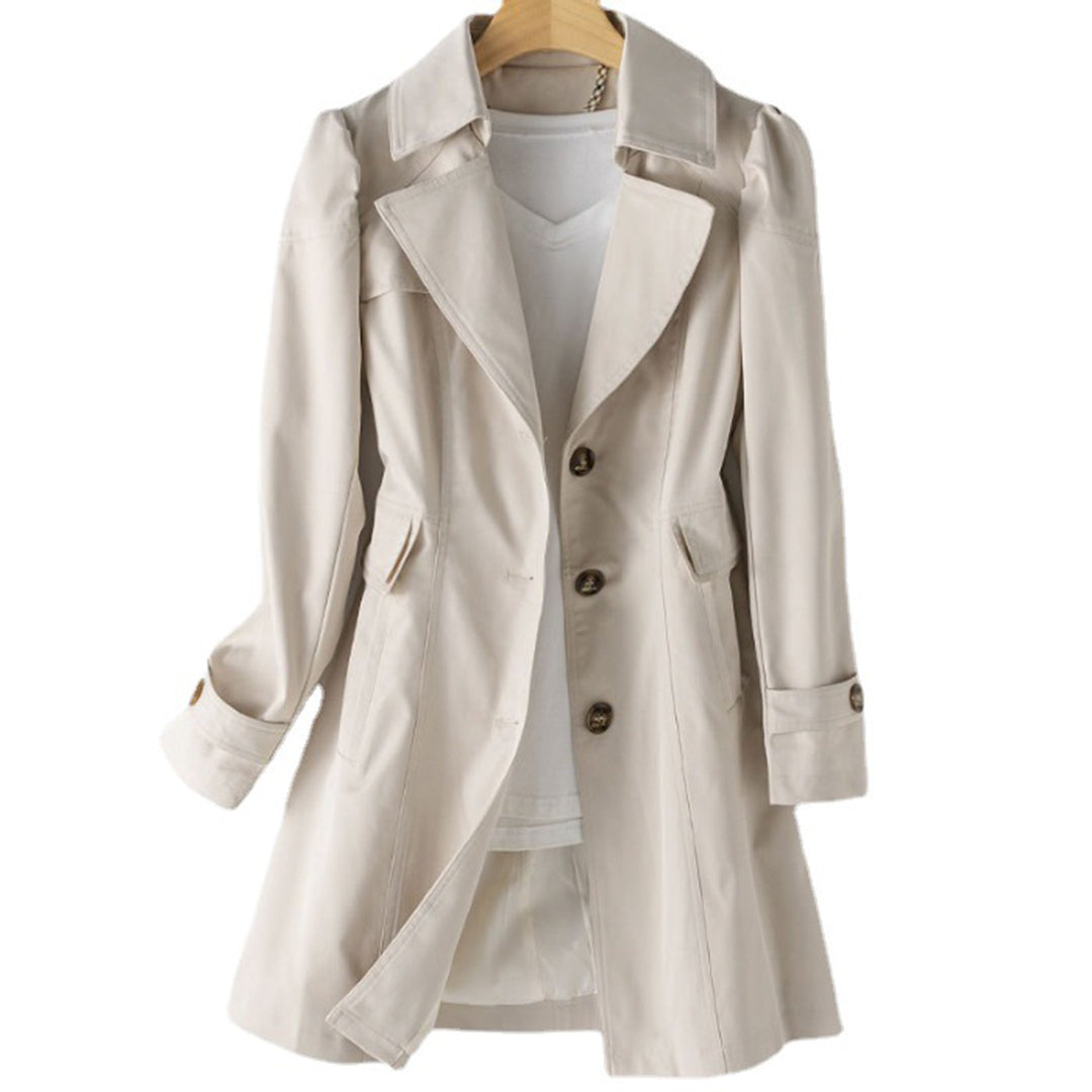 Luciba – Cappotto Trench per Donna per la Mezza Stagione