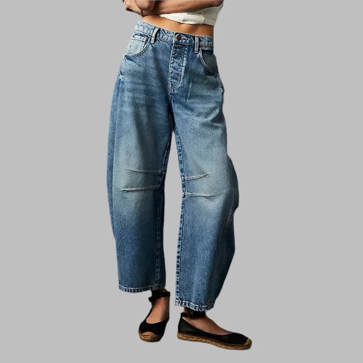 Jeans a Gamba Larga da Donna