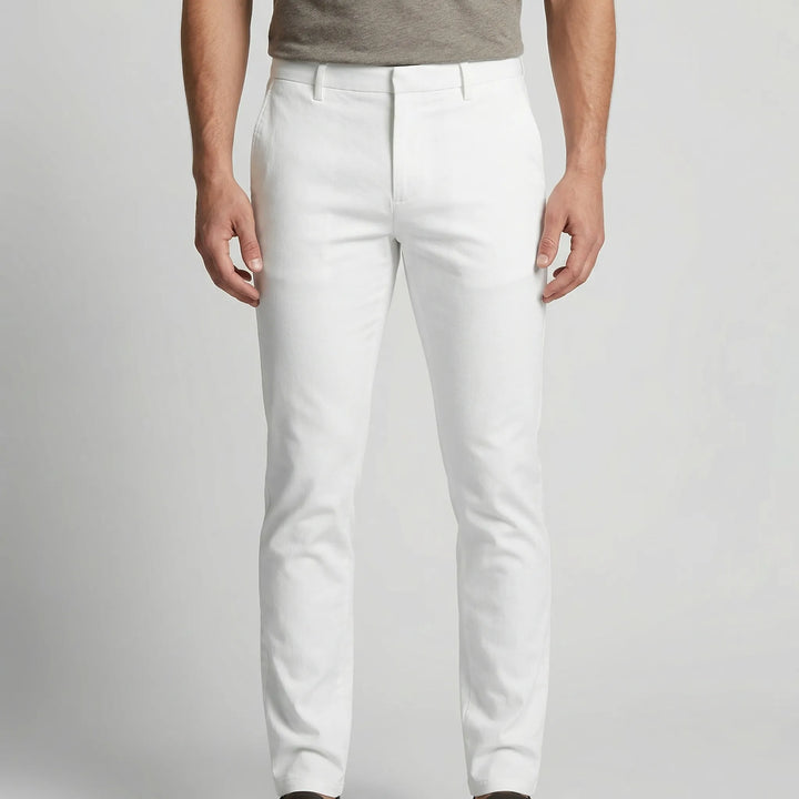 Linext - Pantaloni eleganti a vita media e gamba dritta