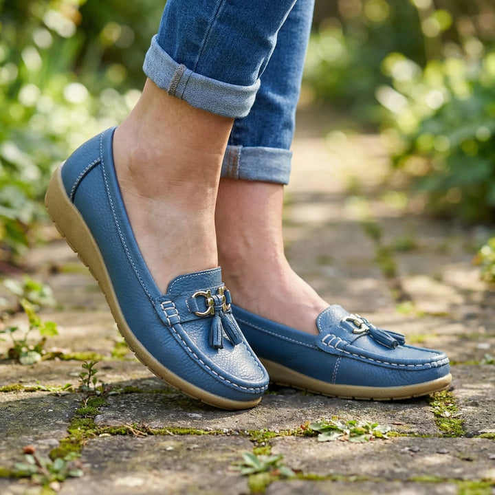 Loafelle - Mocassino basso con nappine