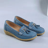 Mocassino Flat con Frange Slip-On