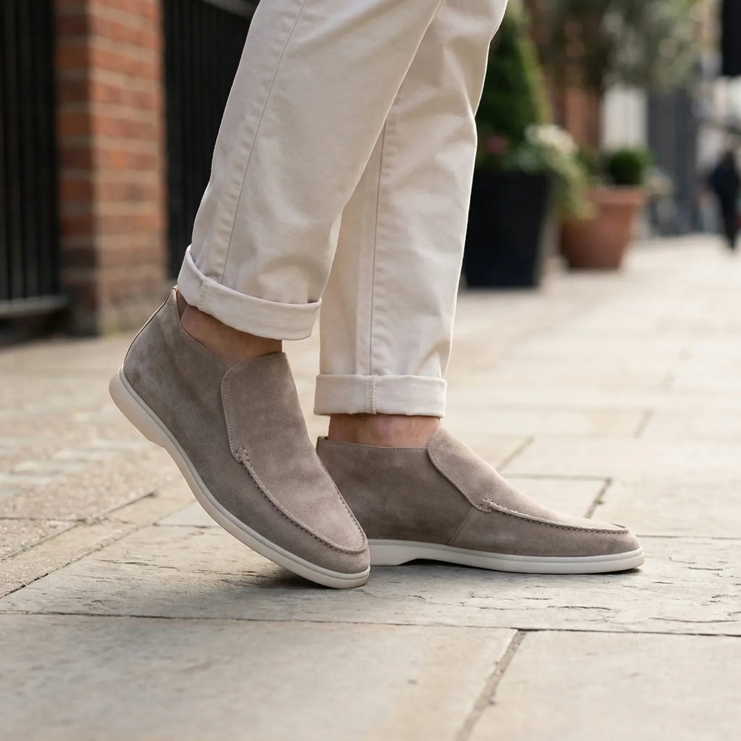Loafique - Mocassino Chukka in camoscio senza lacci