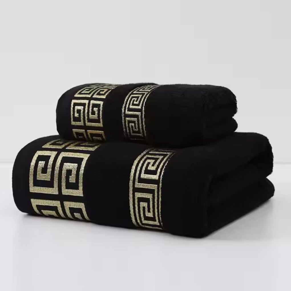 Set di Asciugamani in Cotone Premium 2 Pezzi