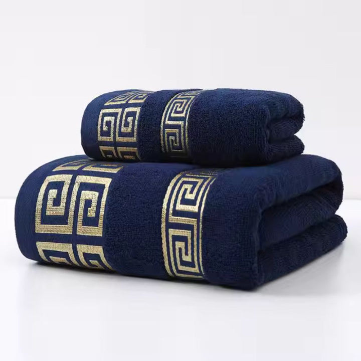 Set di Asciugamani in Cotone Premium 2 Pezzi