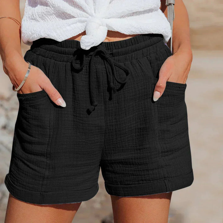 Shorts Casual con Cordino per Donne
