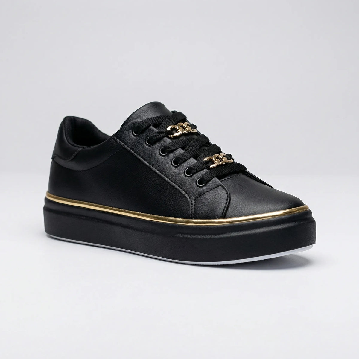 Scarpa Sneaker Moda Bassa con Lacci per Donne
