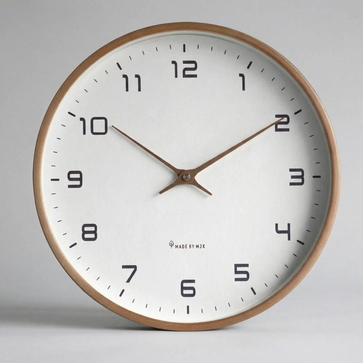 Lunvik - Orologio da parete rotondo minimalista in stile scandinavo