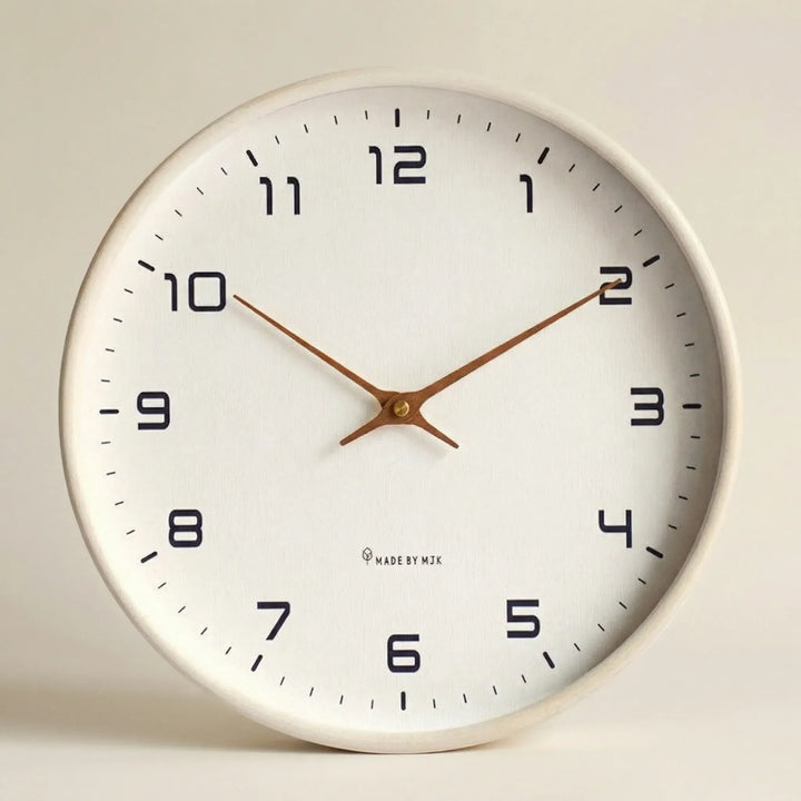 Lunvik - Orologio da parete rotondo minimalista in stile scandinavo