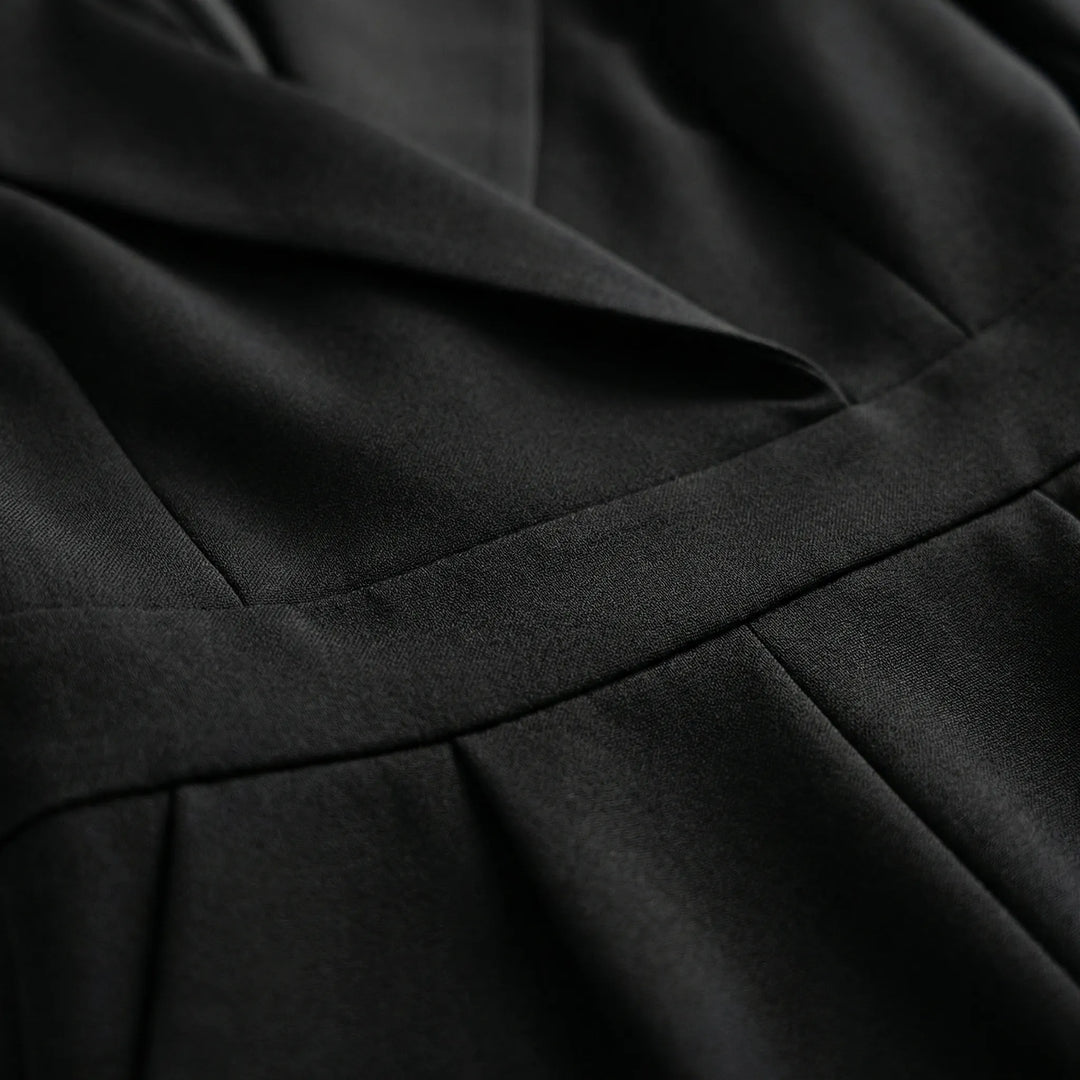 Luxivon - Tuta sartoriale a gamba larga e maniche lunghe