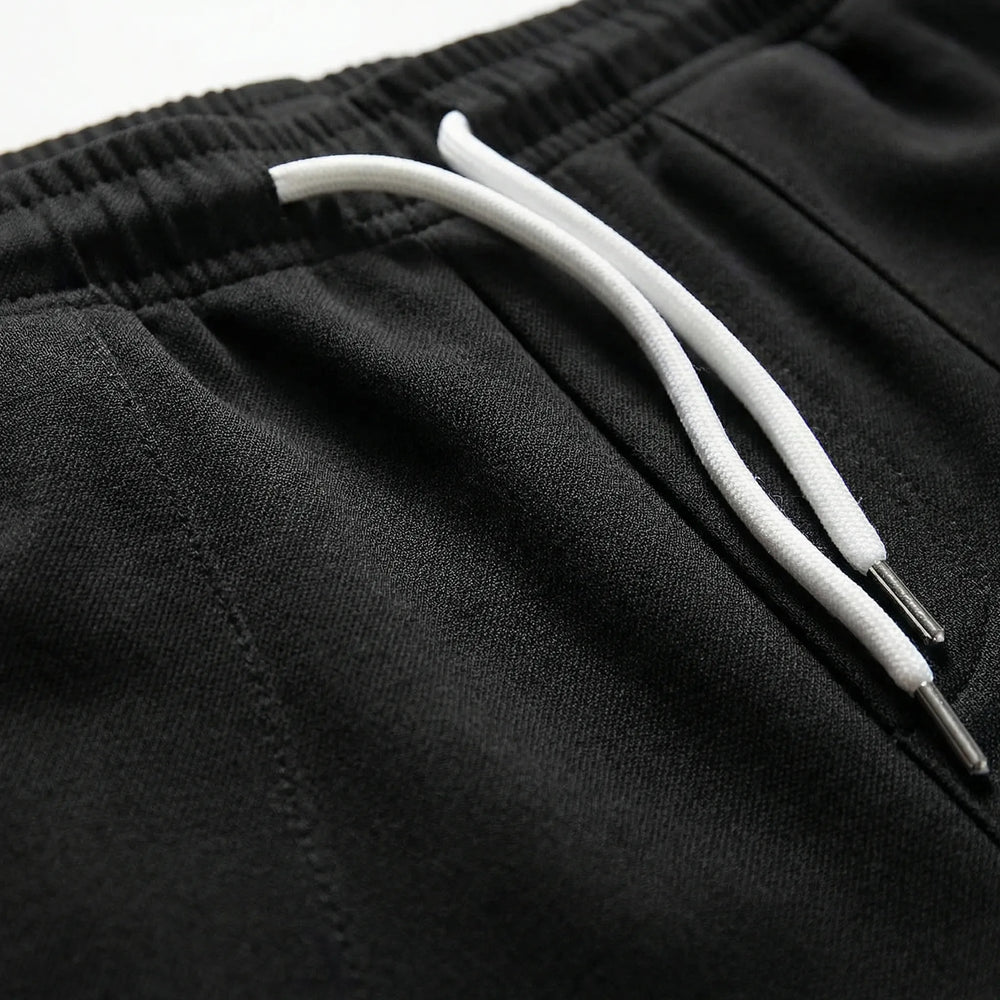 Luxtrend - Pantaloni a gamba dritta con elastico in vita