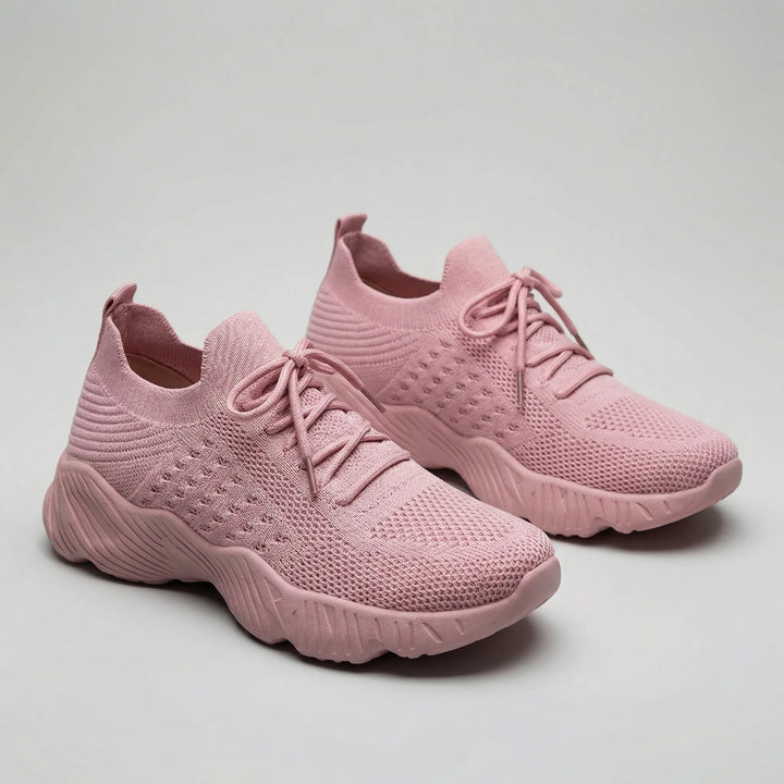 Lyvora - Sneaker in maglia traspirante con lacci