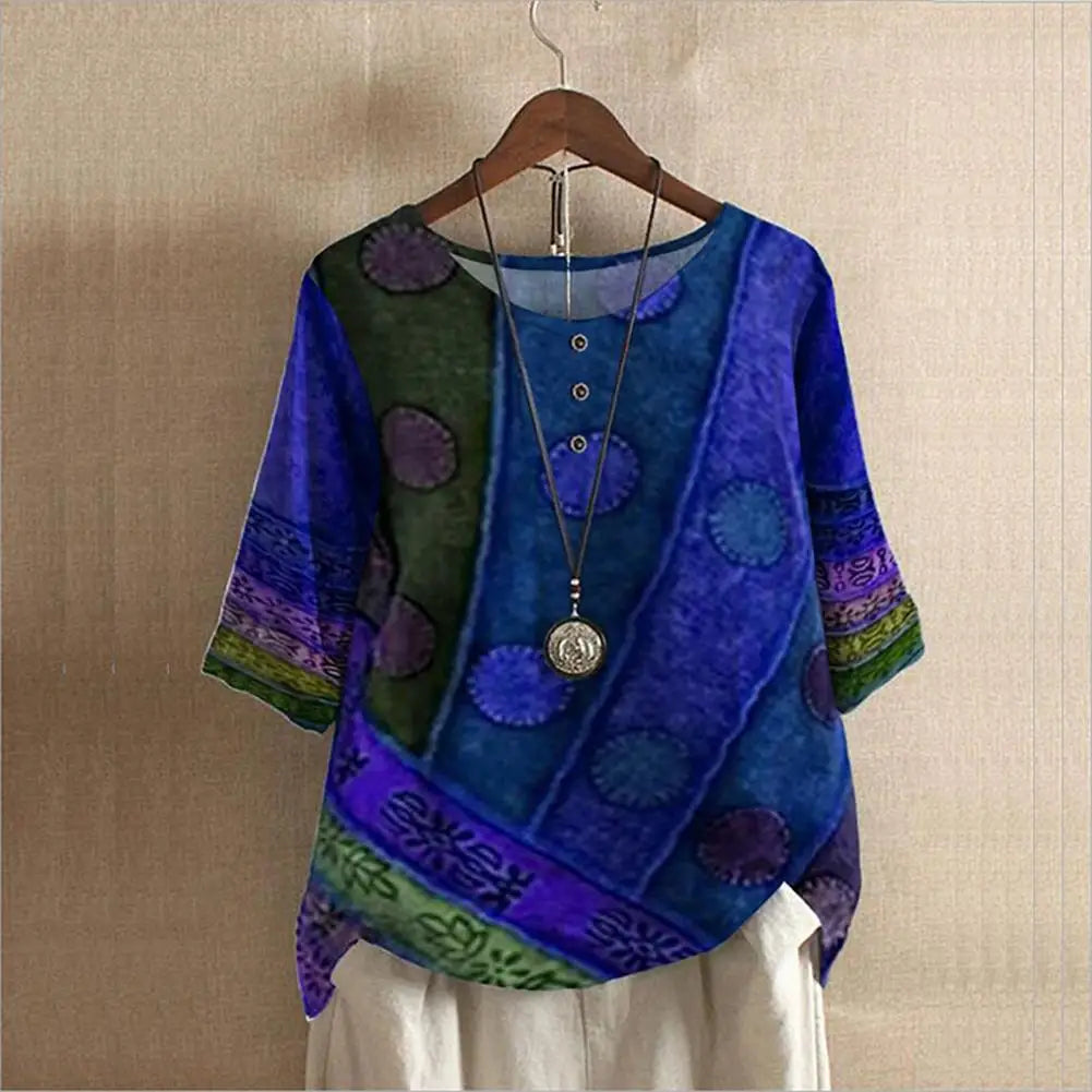 Elegante top a girocollo