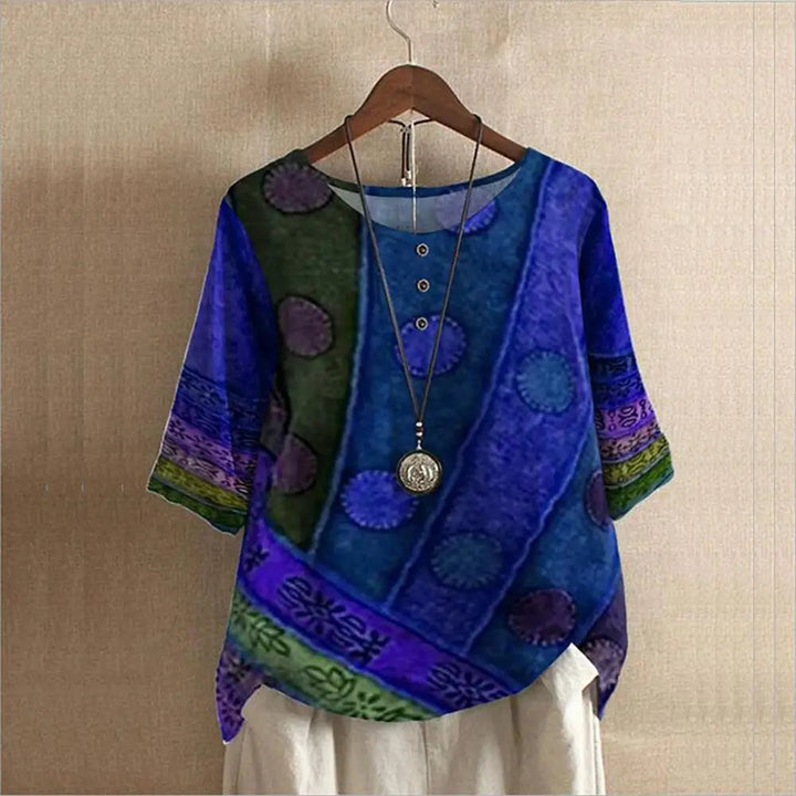 Elegante top a girocollo