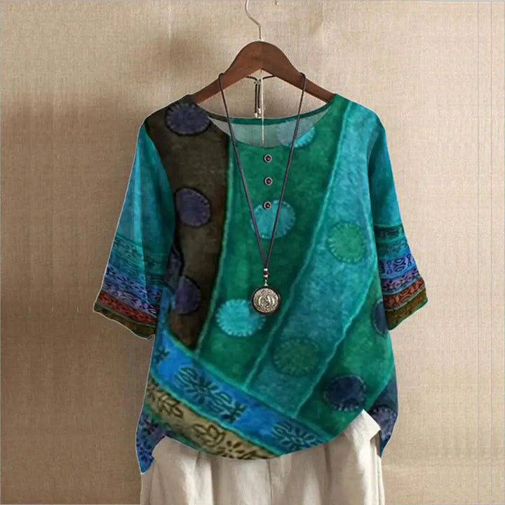 Elegante top a girocollo