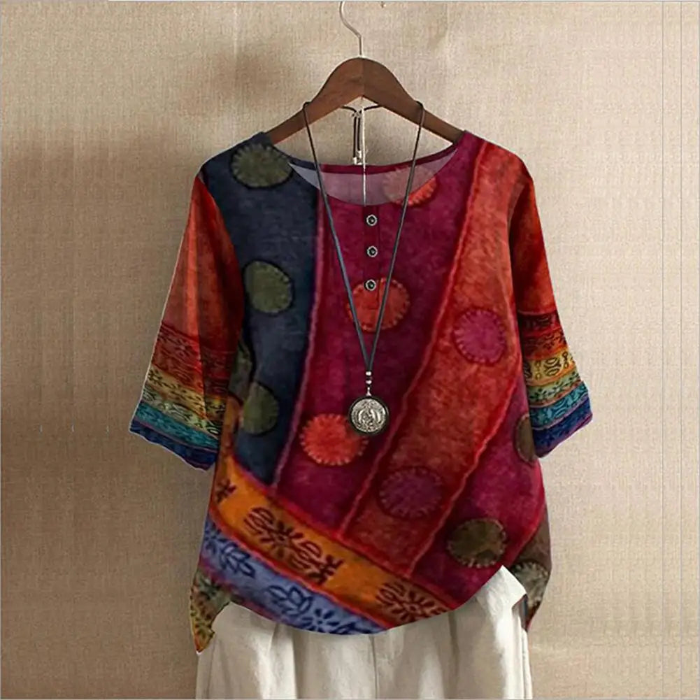 Elegante top a girocollo