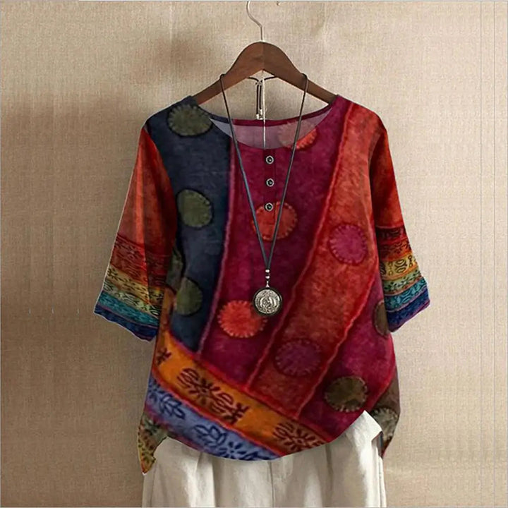 Elegante top a girocollo