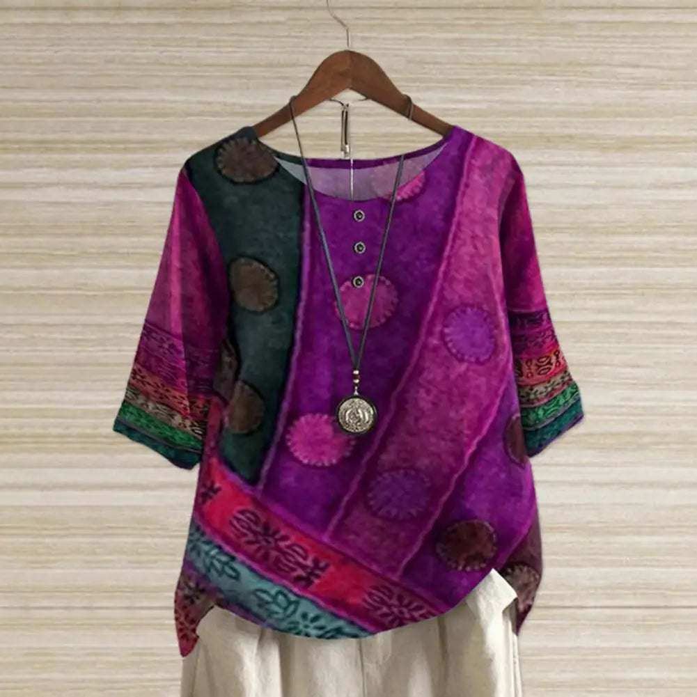 Elegante top a girocollo