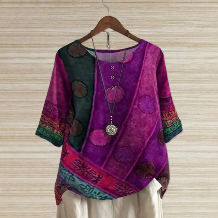 Elegante top a girocollo
