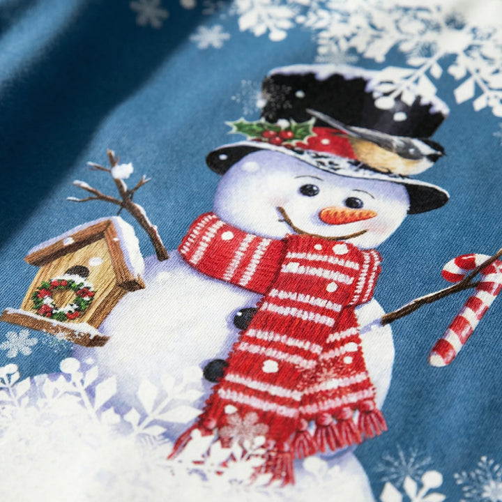 Felpa girocollo Snowvella con grafica a pupazzo di neve