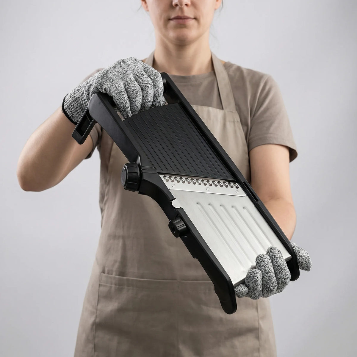 Slicer Mandolina Regolabile Con Guanti Di Sicurezza
