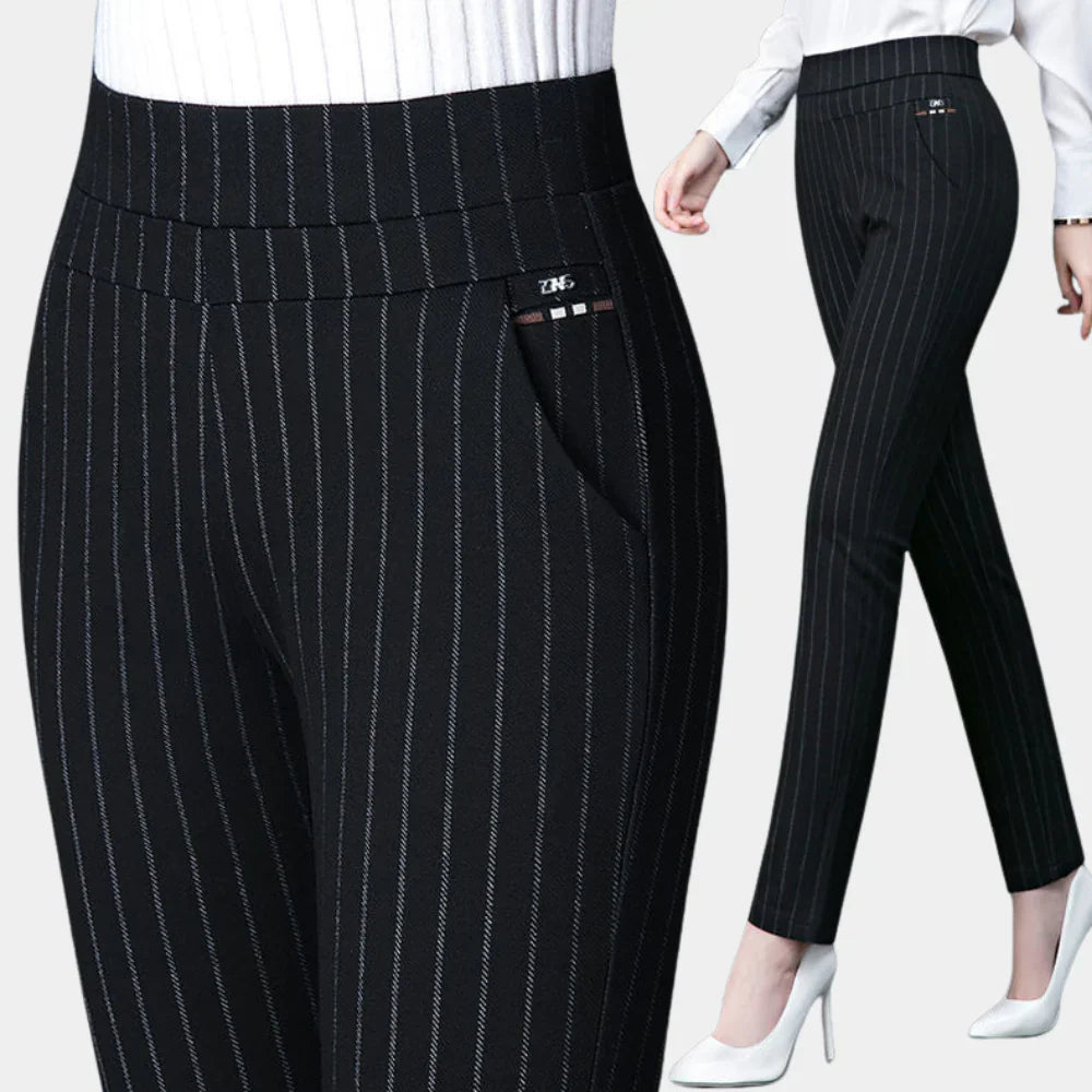 Pantaloni elasticizzati a vita alta