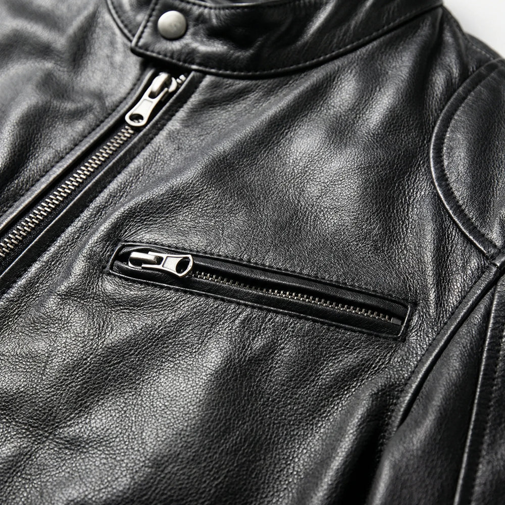 Maverik - Giacca classica con cerniera in stile motociclista