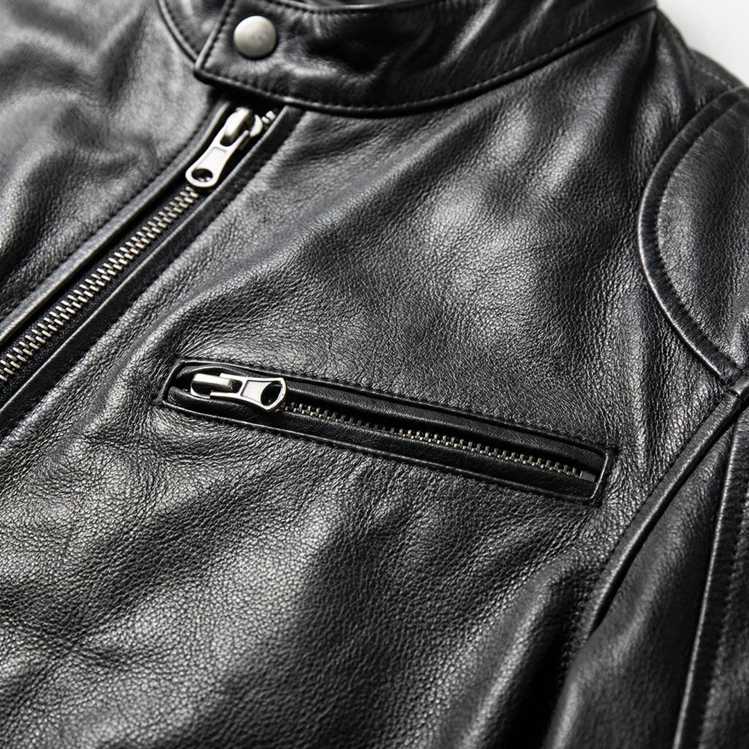 Maverik - Giacca classica con cerniera in stile motociclista