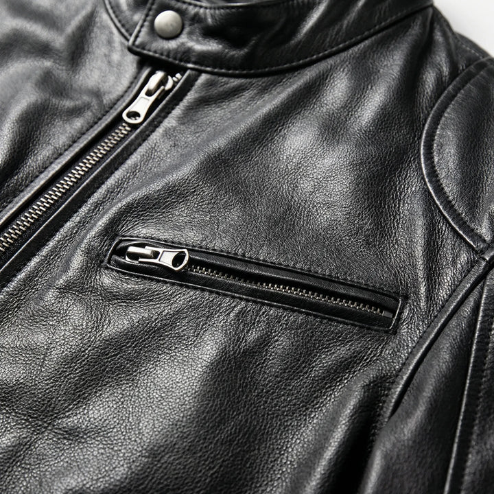 Maverik - Giacca classica con cerniera in stile motociclista